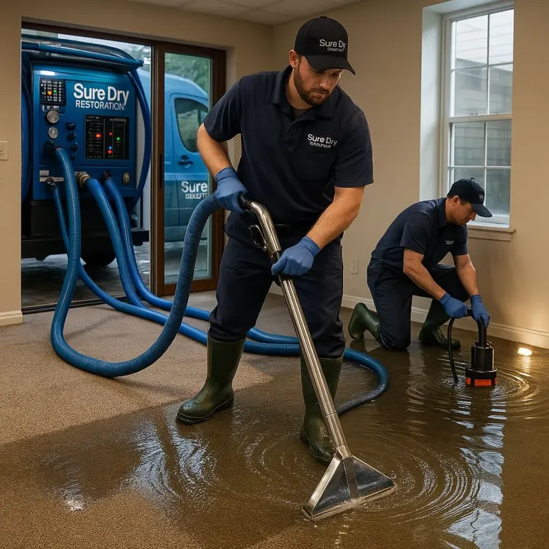 Water Extraction and Removal process in Nesquehoning, PA